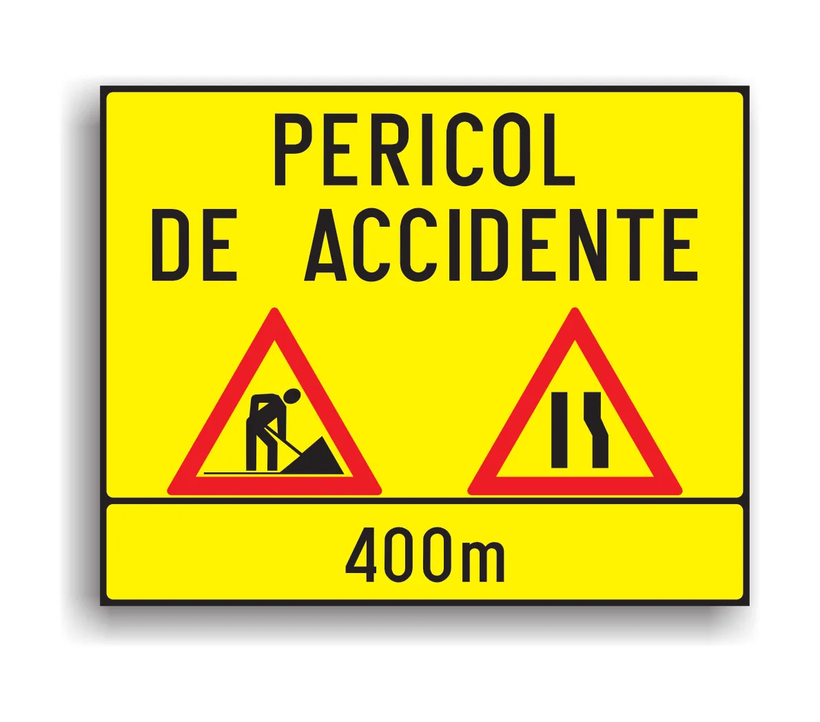 U33 - Presemnalizarea unui sector cu circulație alternantă, dreapta (150x120 cm - Clasa II)