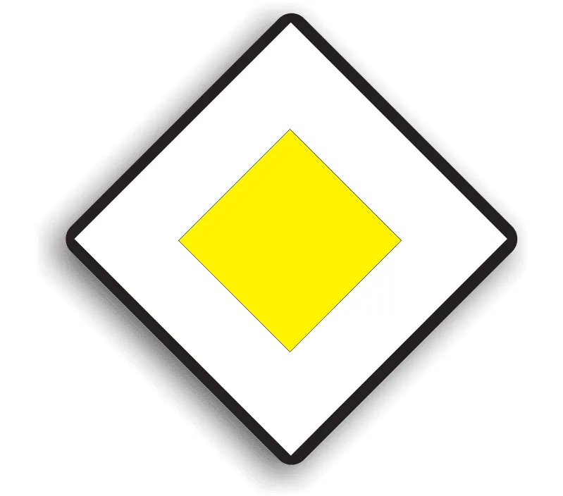 B3 - Drum cu prioritate (60x60 cm - CLASA II)