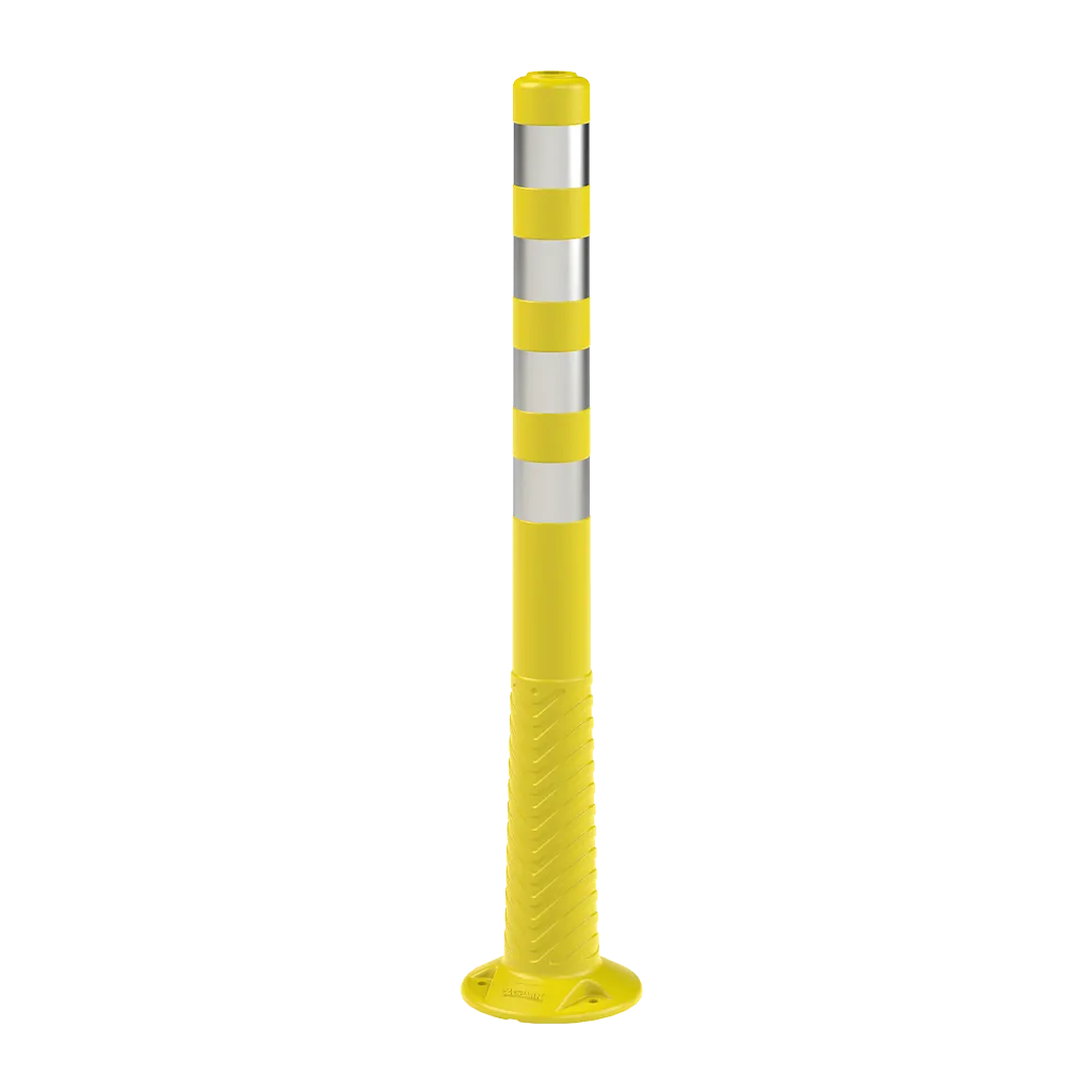 Stalpi Delimitare Flexibili, TPU, 100 cm, Galben