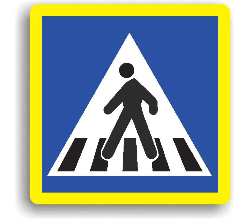 L8 - Trecere pentru pietoni (85x85 cm - CLASA II)