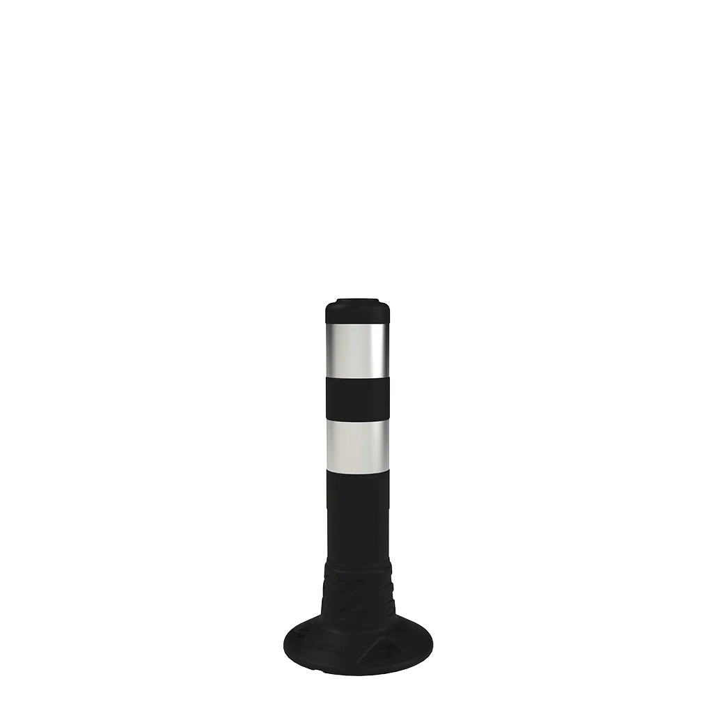 Stalp Negru din Cauciuc, PE, 45 cm