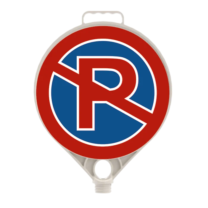 Indicator din Plastic cu Filet, Parcarea Interzisă, D-Ø28 cm