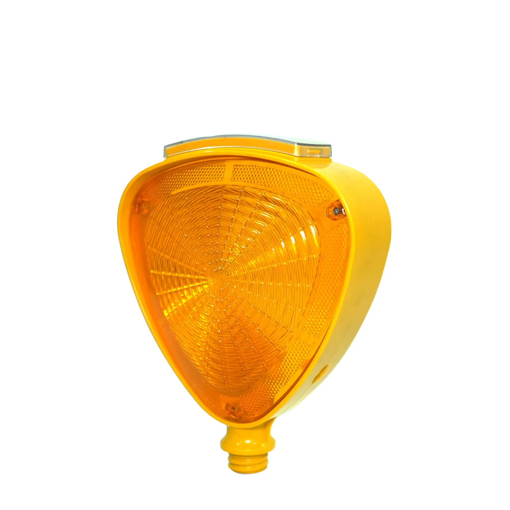 Lampa Solara de Semnalizare, Lumină Intermitentă, Galbenă
