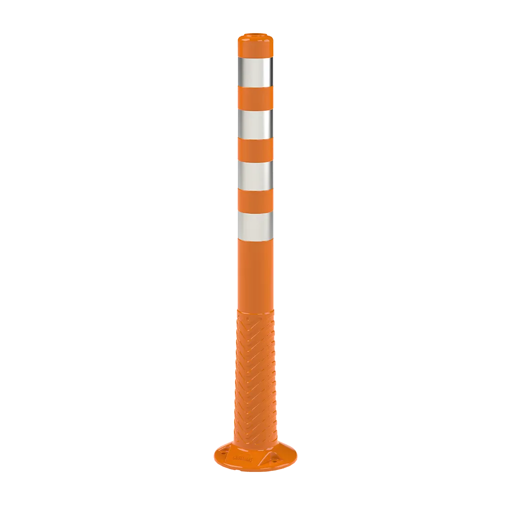Stalpi Delimitare Flexibili, TPU, 100 cm, Portocaliu