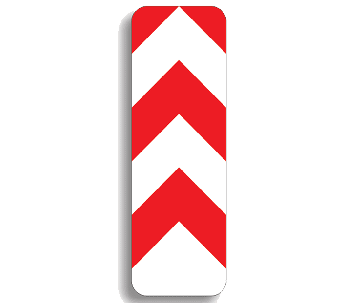 A46 - Baliză bidirecțională (37.5x100 cm – CLASA I)