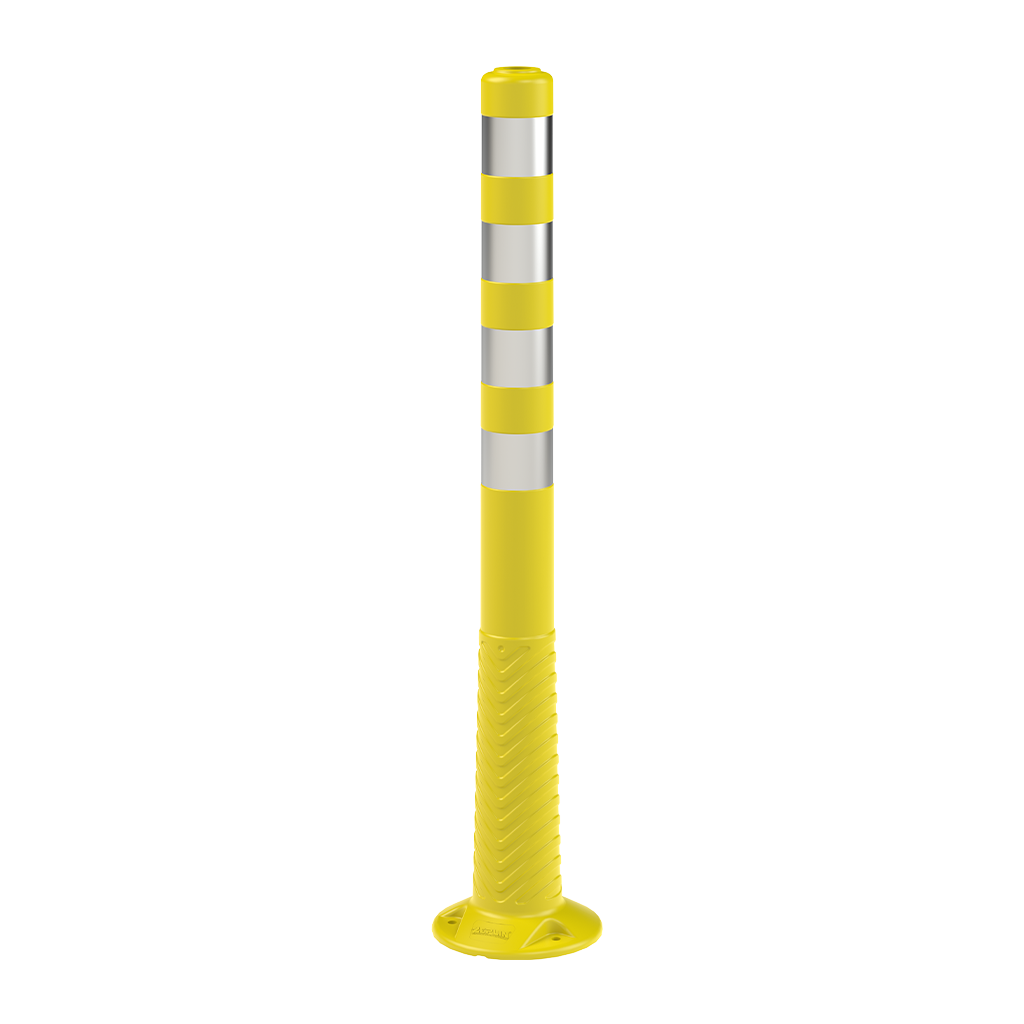 Stalpi Delimitare Flexibili, TPU, 100 cm, Galben