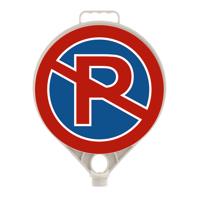 Indicator din Plastic cu Filet, Parcarea Interzisă, D-Ø28 cm