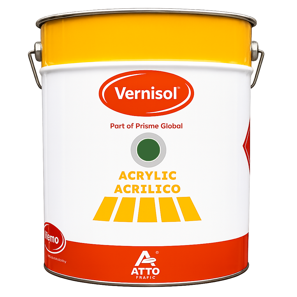 Marcaje Monocomponente pentru Terenuri de Sport, Verde (RAL 6024), 25 Kg
