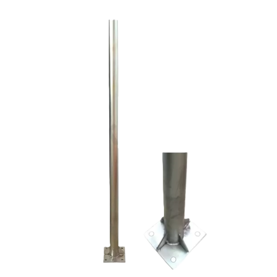 Stâlp Indicatoare Rutiere cu Flanșă D-60 mm, H-300 cm